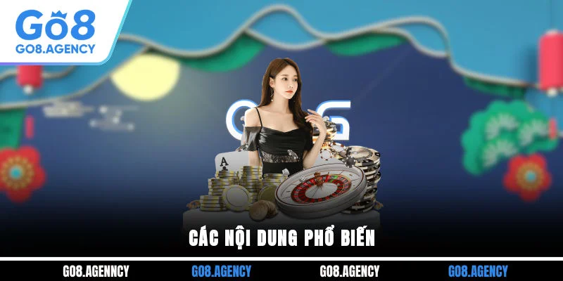 Các nội dung phổ biến